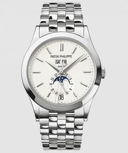 Replica Watch Patek Philippe Annual Calendar 5396 White Gold Bracelet 5396/1G-010